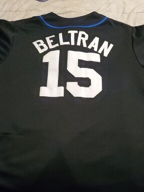 MLB Vintage Majestic Carlos Beltran New York Mets Jersey..⚾
